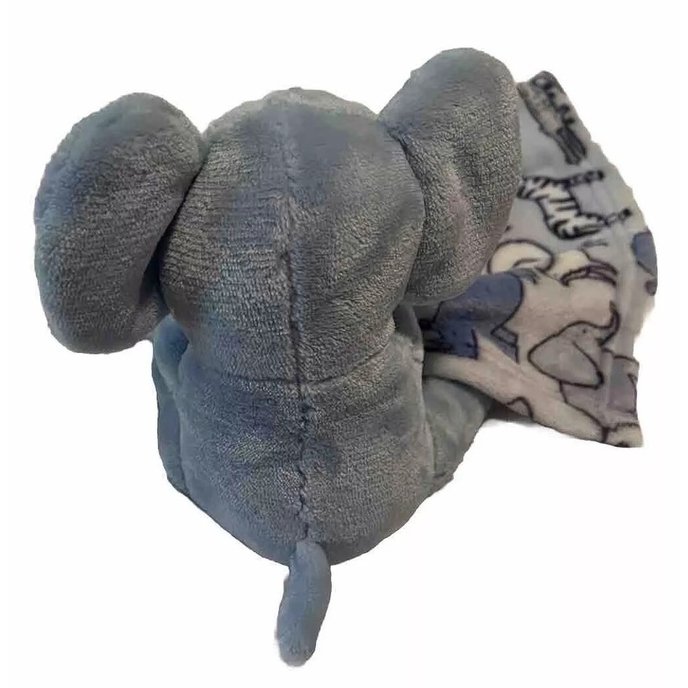 Little Beginnings Lovey Elephant Plush Animals Blue Security Blanket Baby - Picture 2 of 4